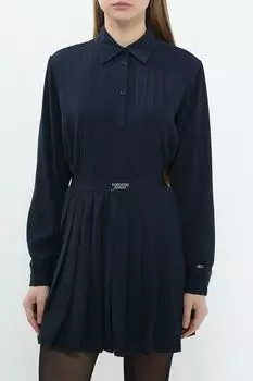 Платье-рубашка с юбкой в складку Tommy Jeans