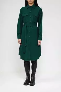 Платье-рубашка со съемным поясом Piombo