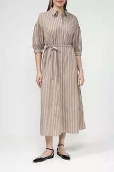 Платье-рубашка в полоску UNQ