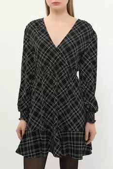 Платье с эластичном поясом и воланом OVS