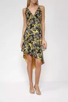 Платье с ассиметричным кроем VERSACE JEANS COUTURE