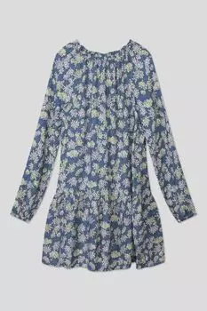 Платье с цветочным принтом Benetton