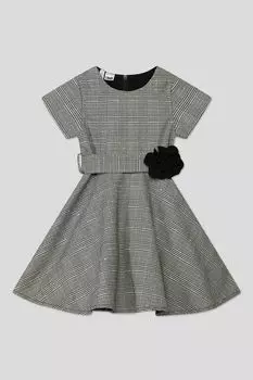 Платье с декоративным цветком IDO