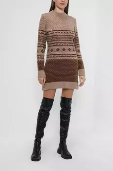 Платье с добавлением шерсти BELUCCI