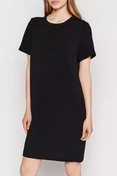 Платье с коротким рукавов BOSS