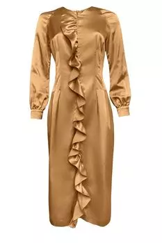 Платье с оборкой Paola Ray