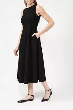 Платье с открытыми плечами с расклешенной юбкой SABRINA SCALA