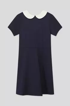 Платье с отложным воротником Benetton