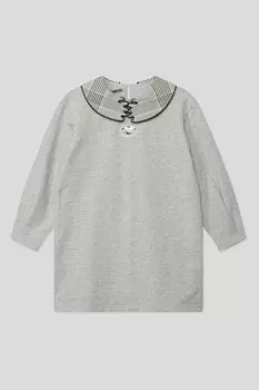 Платье с отложным воротником Choupette