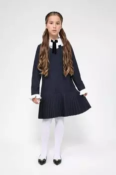 Платье с отложным воротником GIOCO