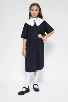 Платье с отложным воротником GIOCO