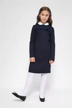 Платье с отложным воротником GIOCO