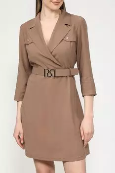 Платье с отложным воротником и на поясе Rinascimento