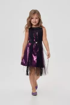 Платье с пайетками и бахромой Choupette