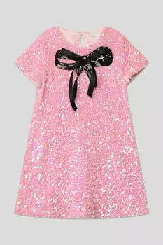 Платье с пайетками и бантом Choupette