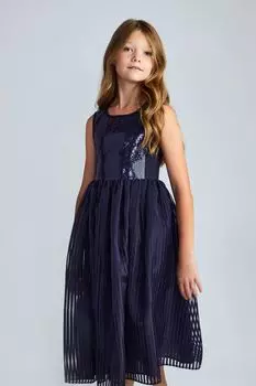 Платье с пайетками и пышной юбкой SMENA