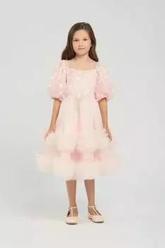 Платье с пайетками и с воланами Choupette