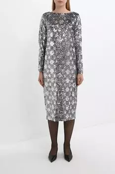 Платье с пайетками прямого кроя BELUCCI