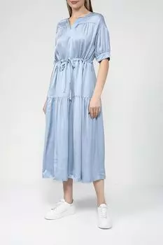 Платье с поясом на кулиске Auranna