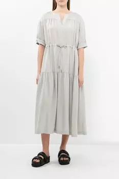 Платье с поясом на кулиске Auranna