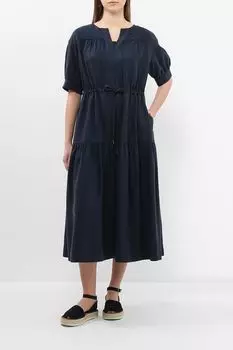 Платье с поясом на кулиске Auranna