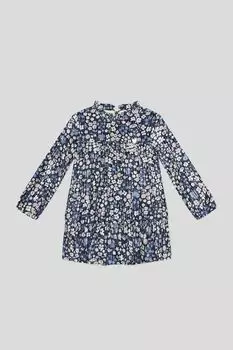 Платье с принтом и рюшами Mayoral