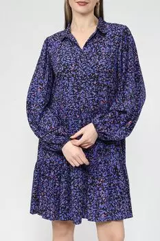 Платье с принтом из вискозы Esprit Casual