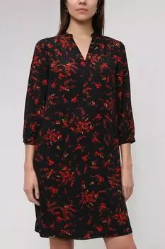 Платье с принтом из вискозы HOBBS