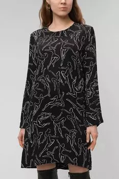 Платье с принтом Paola Ray