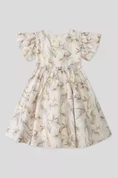 Платье с пышными рукавами и юбкой Андерсен