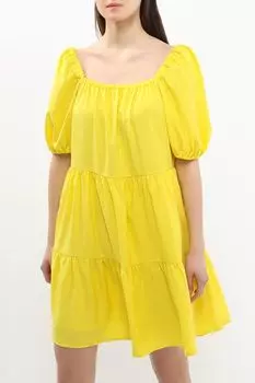 Платье с пышными рукавами и воланами Trends Brands Base