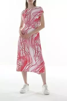 Платье с разрезами и принтом Taifun