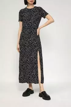 Платье с разрезом и принтом Tommy Jeans