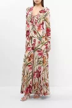 Платье с разрезом спереди и принтом Marciano by Guess