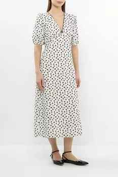 Платье с рукавами фонарик и принтом Tommy Jeans