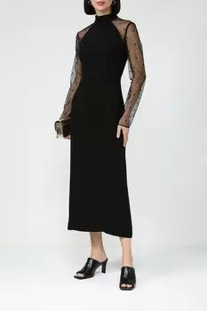 Платье с тюлевыми рукавами Karl Lagerfeld