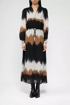 Платье с V-вырезом и принтом OVS