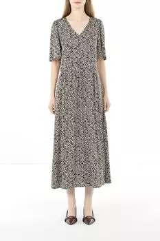 Платье с v-вырезом и принтом Marc O'Polo