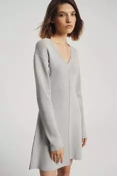 Платье с v-вырезом трикотажное Nume