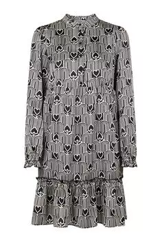 Платье с воланом Naf Naf