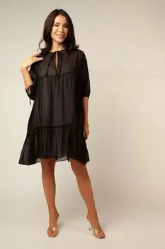 Платье с воланом свободного кроя ESFIR