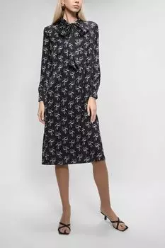 Платье с воротником аскот BELUCCI