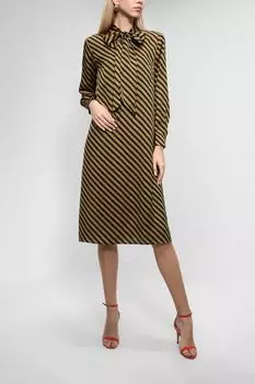 Платье с воротником аскот BELUCCI