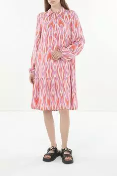 Платье с воротником на пуговицах Comma