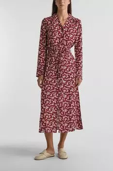 Платье с запахом и принтом BELUCCI