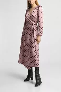 Платье с запахом в горох HUGO