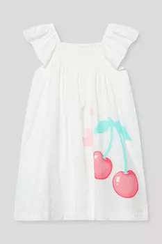 Платье-сарафан хлопковое с принтом Fagottino