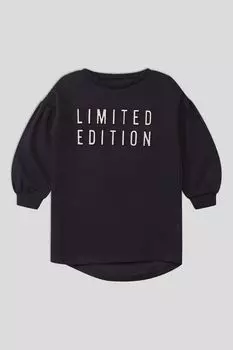 Платье-свитшот с объемными рукавами Minoti