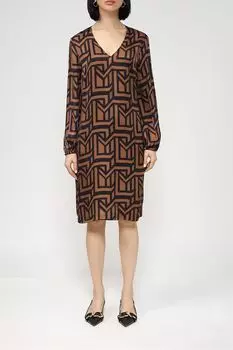 Платье свободного кроя с принтом Cinque