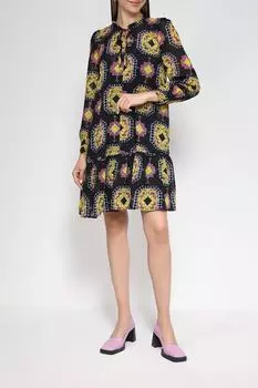 Платье свободного кроя с принтом Emme Marella